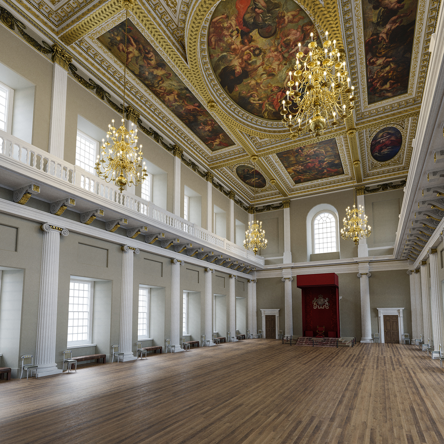 The Surrealist Ball, Banqueting House, Whitehall, London, UK