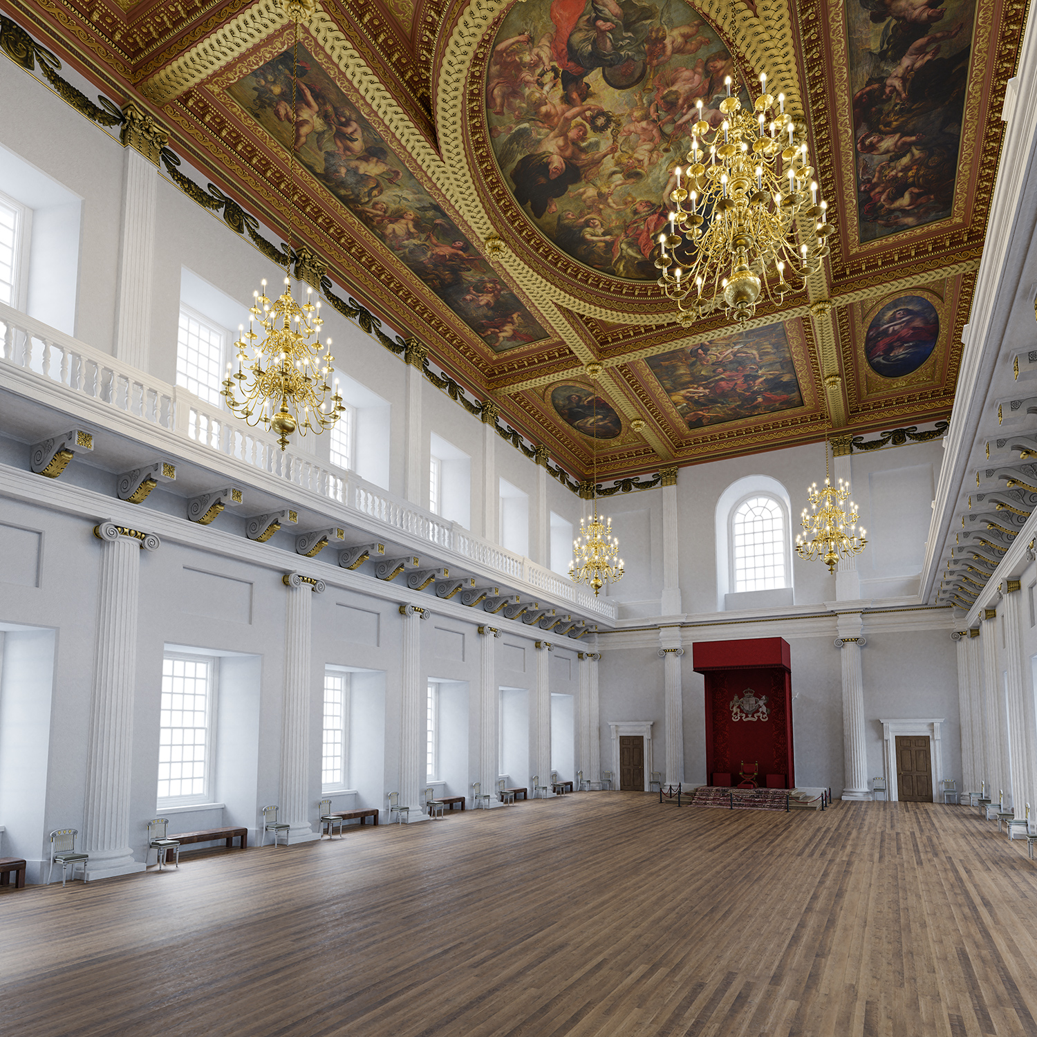 The Surrealist Ball, Banqueting House, Whitehall, London, UK